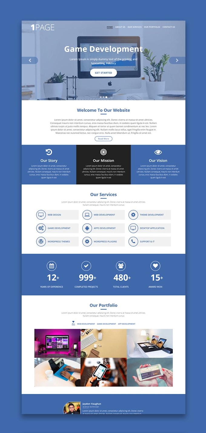 Develop best website with html, css by Limon740 | Fiverr