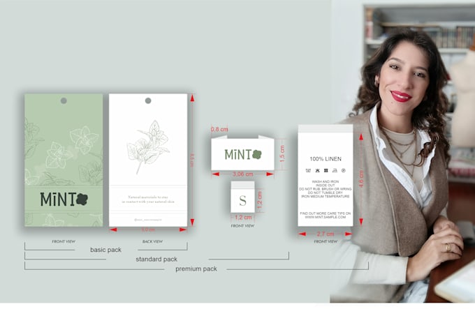 design your fashion brand collection labels