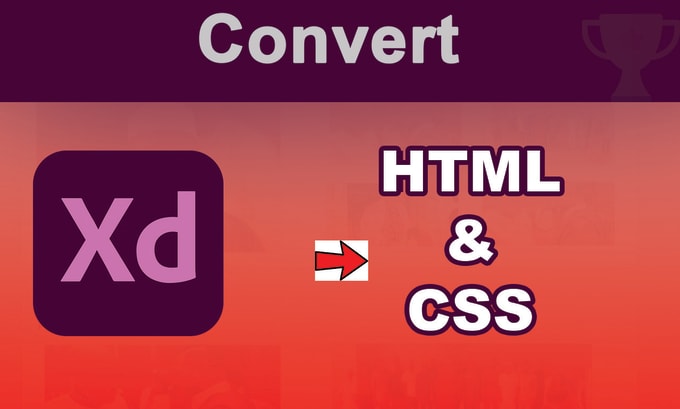 convert xd to html and css