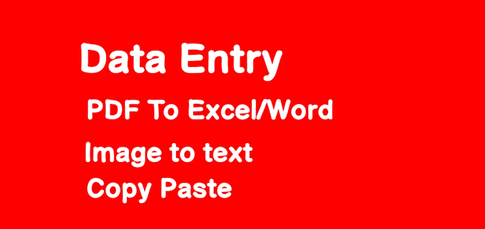 Do data entry image to text pdf to text by Bayhamza | Fiverr