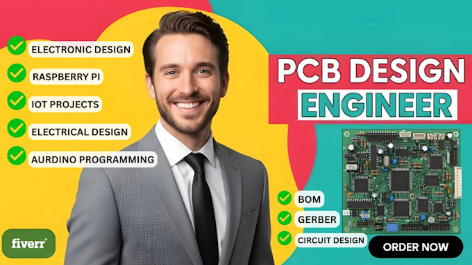 design pcb circuit pcb layout gerber bom  in altium eagle easyeda kicad esp32