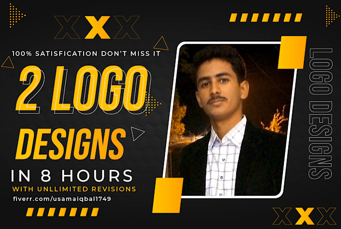 do 2 expert minimalist and modern logo creations in 8 hours