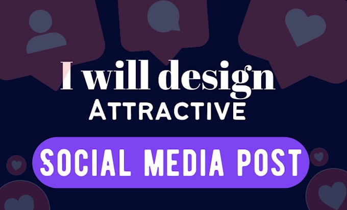 design attractive social media posts, creative ads, banner