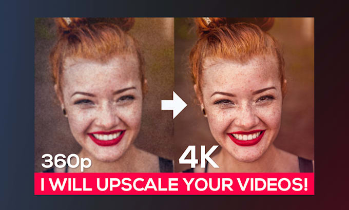 upscale your video footage to 4k