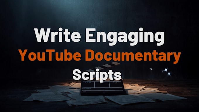 write engaging youtube documentary scripts