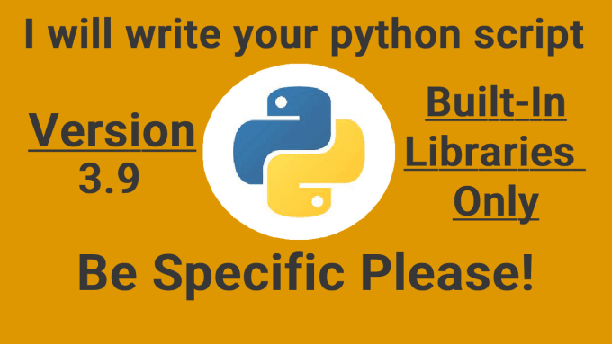 Create your python script for you, gui option available by Underdukedev ...