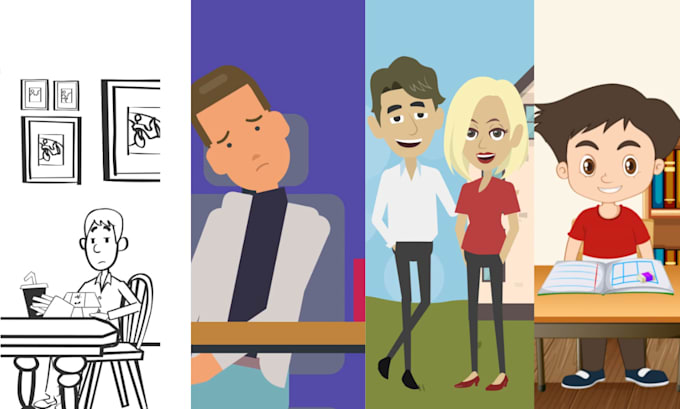 custom engaging and amazing 2d animated explainer video expert