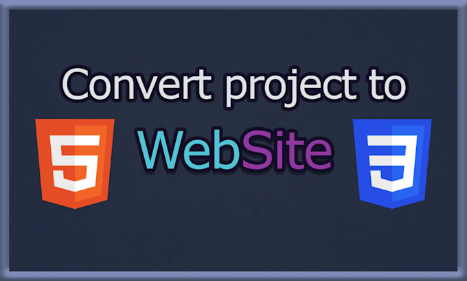Convert your design project to html and css by Lucasschalinsky | Fiverr