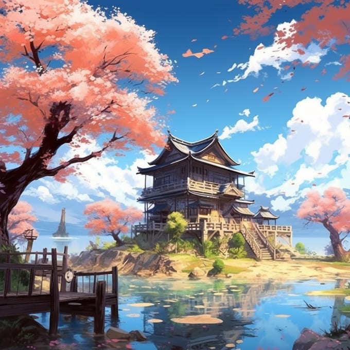 Make beautiful anime background anything style by Siam_ahmadza | Fiverr