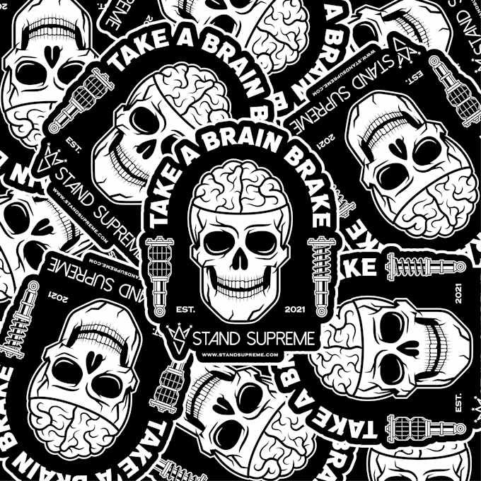 make enamel pin and stickers design