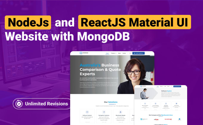 Develop your professional web app using next js , react js , nestjs ...