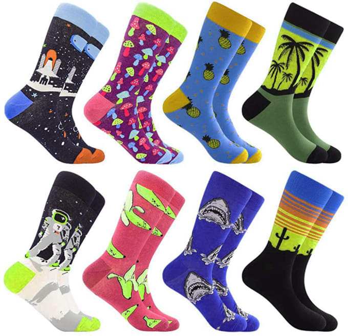 Draw creative and custom socks design by Chosenland Fiverr