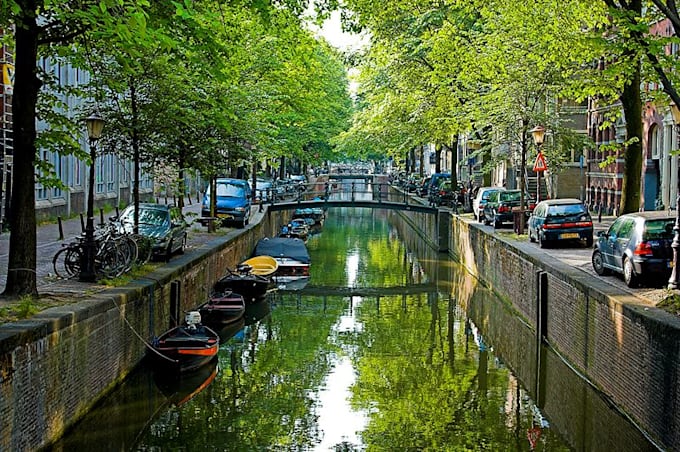 send a postcard from Amsterdam