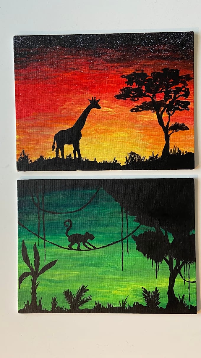 Paint you a painting by Jjjezek Fiverr