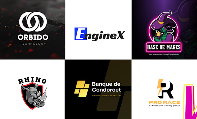 design 2 unique logo with all copyrights