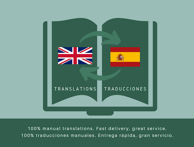 Translate from english to spanish and spanish to english by Pro_spen