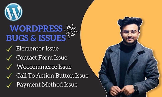 fix complex wordpress bugs, fix wordpress issues, fix error