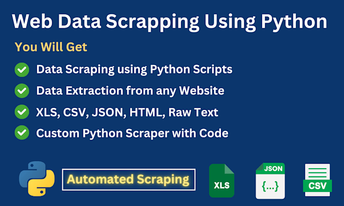 do web scraping and data mining from any website