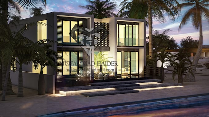 design best solutions of your exterior facade visualization