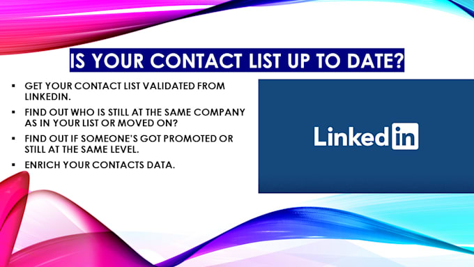 enrich your contact list from linkedin