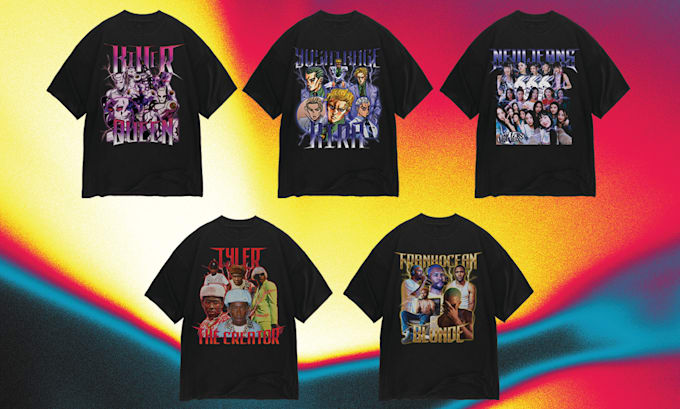 create rap t shirt design by your request