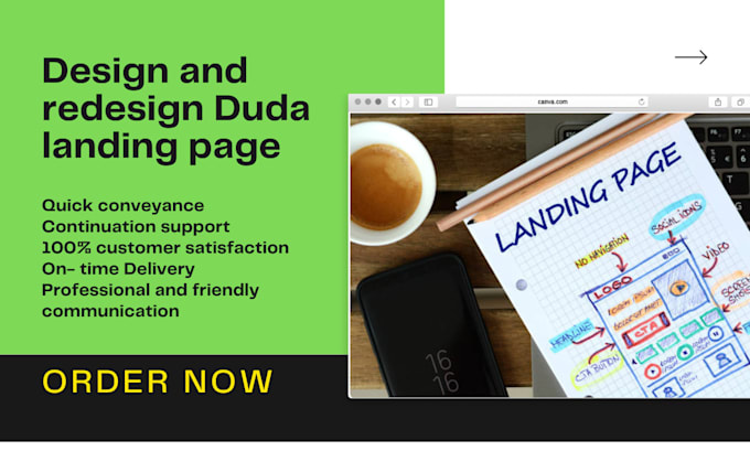 design duda website, duda landing page, duda website builder