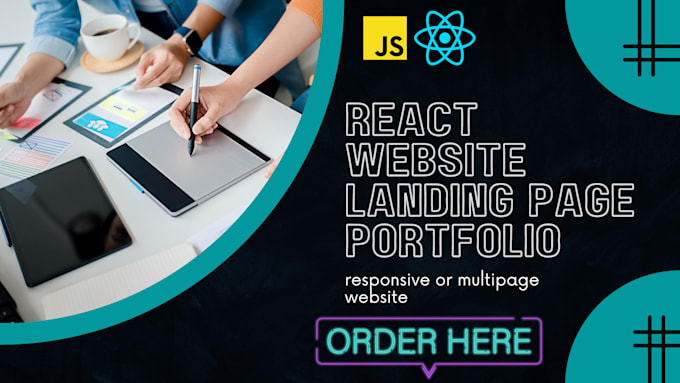 Create react landing page website by Hasnainraza994 | Fiverr
