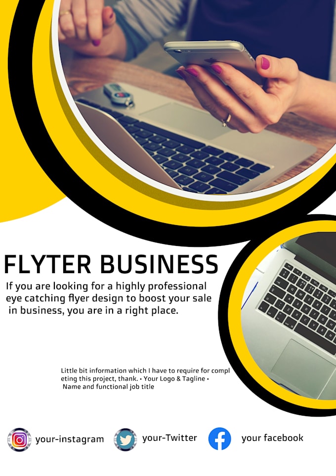 to professional flyer designer