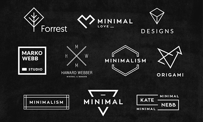 do professional modern minimalist trendy logo design
