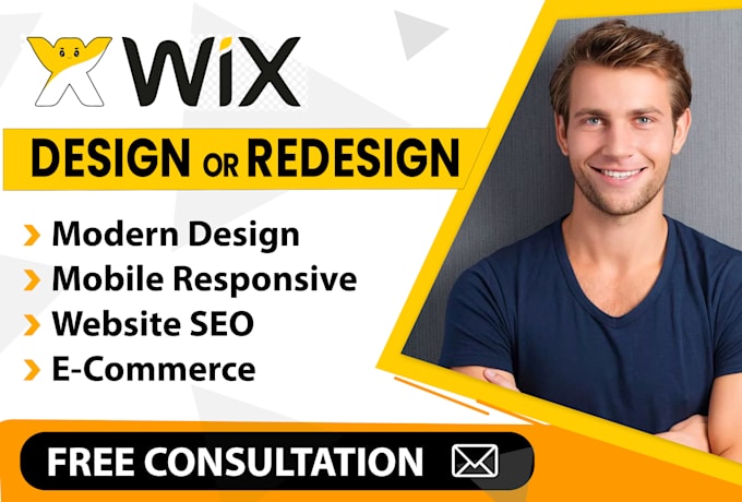 design wix or wix redesign or wix studio or wix ecommerce