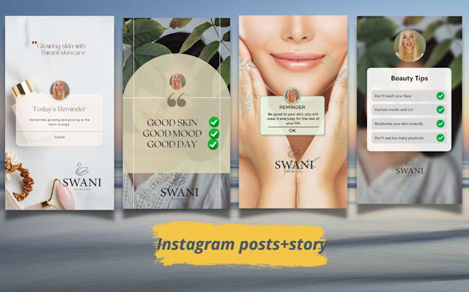 design a post, template or a story for instagram on canva