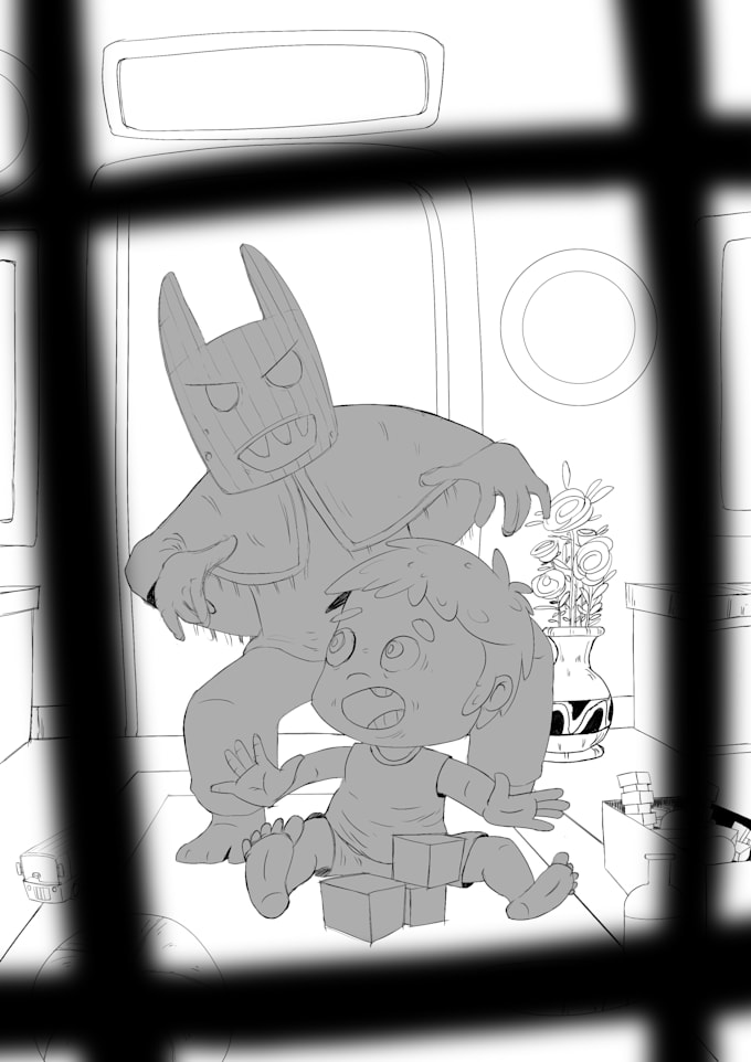 do cool illustration for you