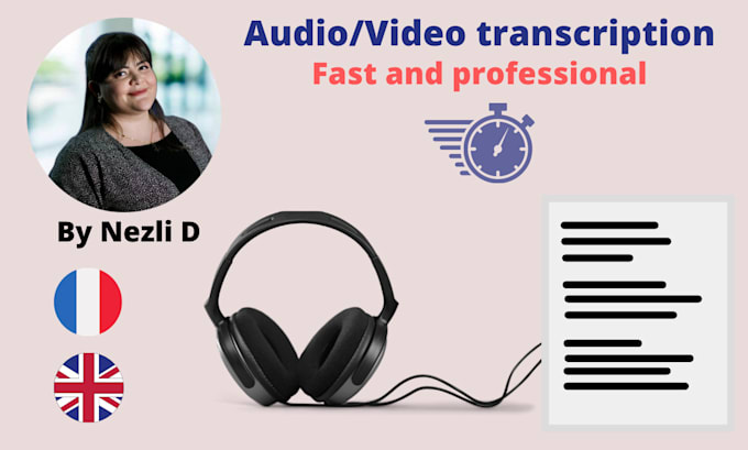 transcript you audio or video documents