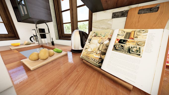 do 3d design and 3d still images with walkthrough animation