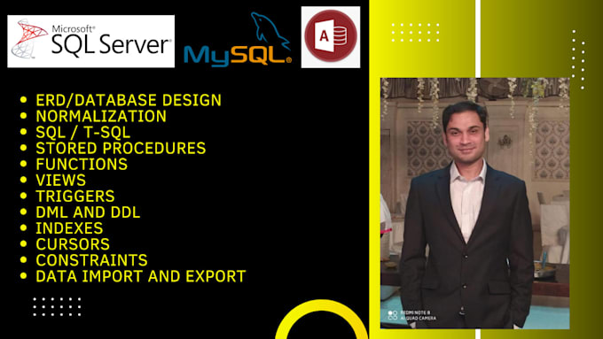 Do database design and sql in sql server,mysql or access by Kamran ...