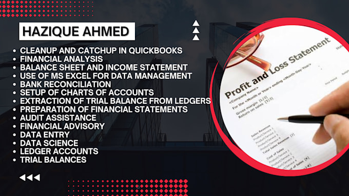 perform bookkeeping on ms excel, quickbooks, xero