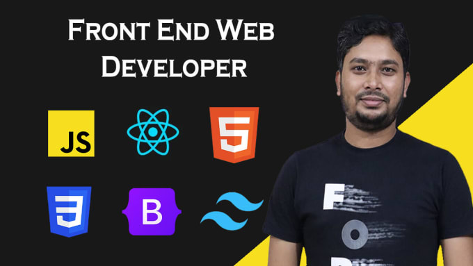 Do responsive front end react js html css javascript websites by ...