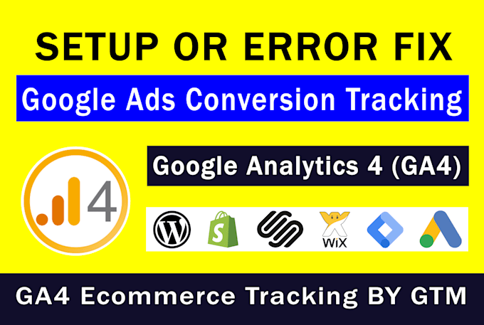 setup ga4 google ads conversion tracking, ecommerce tracking, ads remarketing
