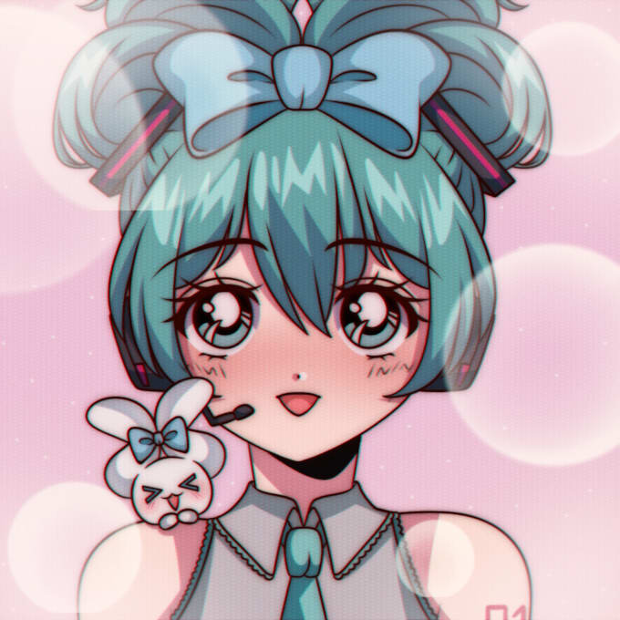 draw a icon 90s style ych