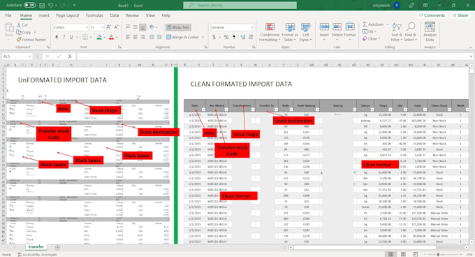clean format your excel data