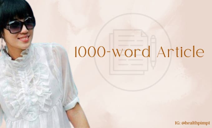 write an SEO optimized 1000 word article for you