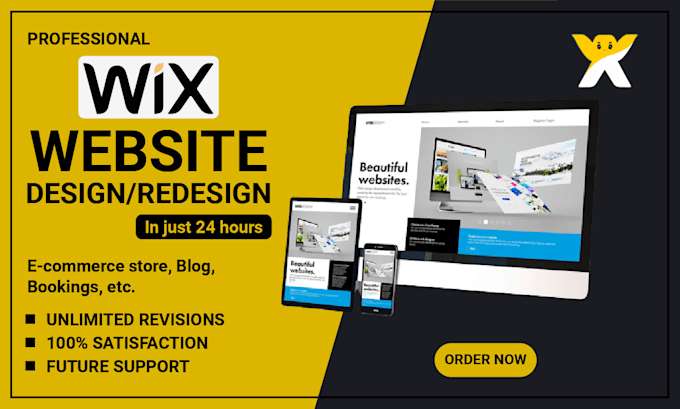 be your wix developer, design or redesign business website
