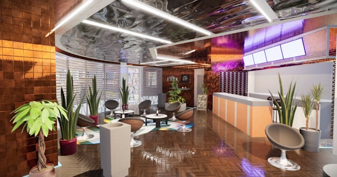 design 3d rendered interior and landscaping models