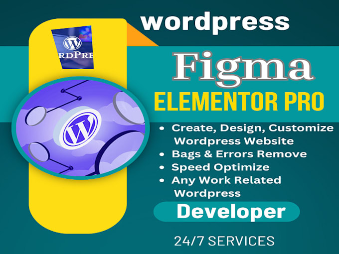 create, design, customize wordpress website