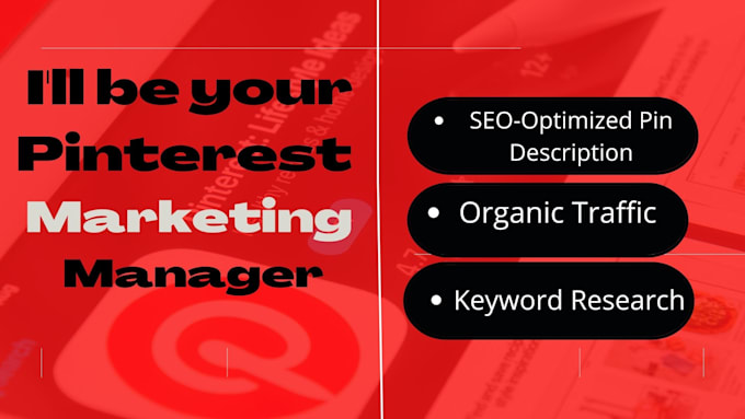 be your pinterest marketing manager
