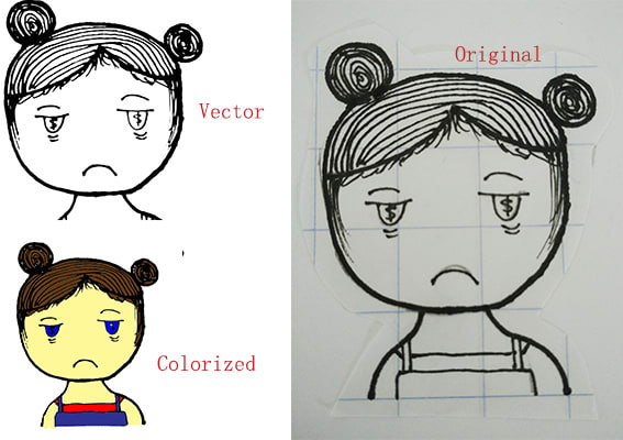 Vectorize, digitize, illustrate your hand drawing or logo ...