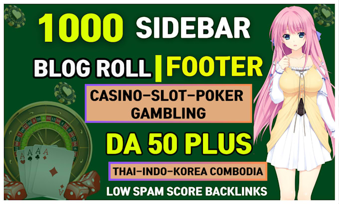 make 1000 blogroll sidebar footer dofollow SEO backlinks