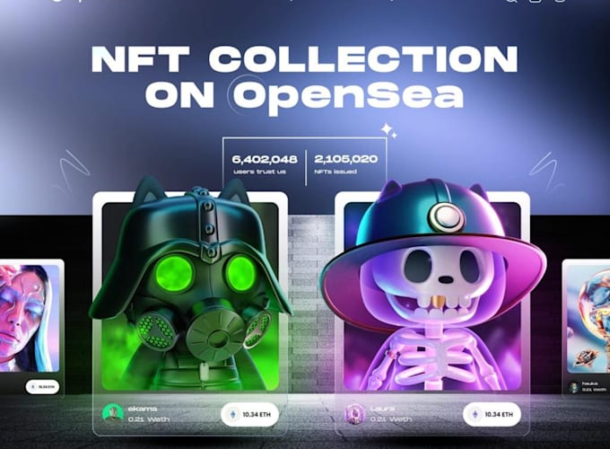 design nft landing page and nft website using wordpress