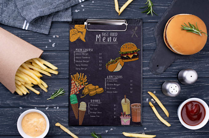 Design creative awesome restaurant menu and food menu by Nazmul920 | Fiverr
