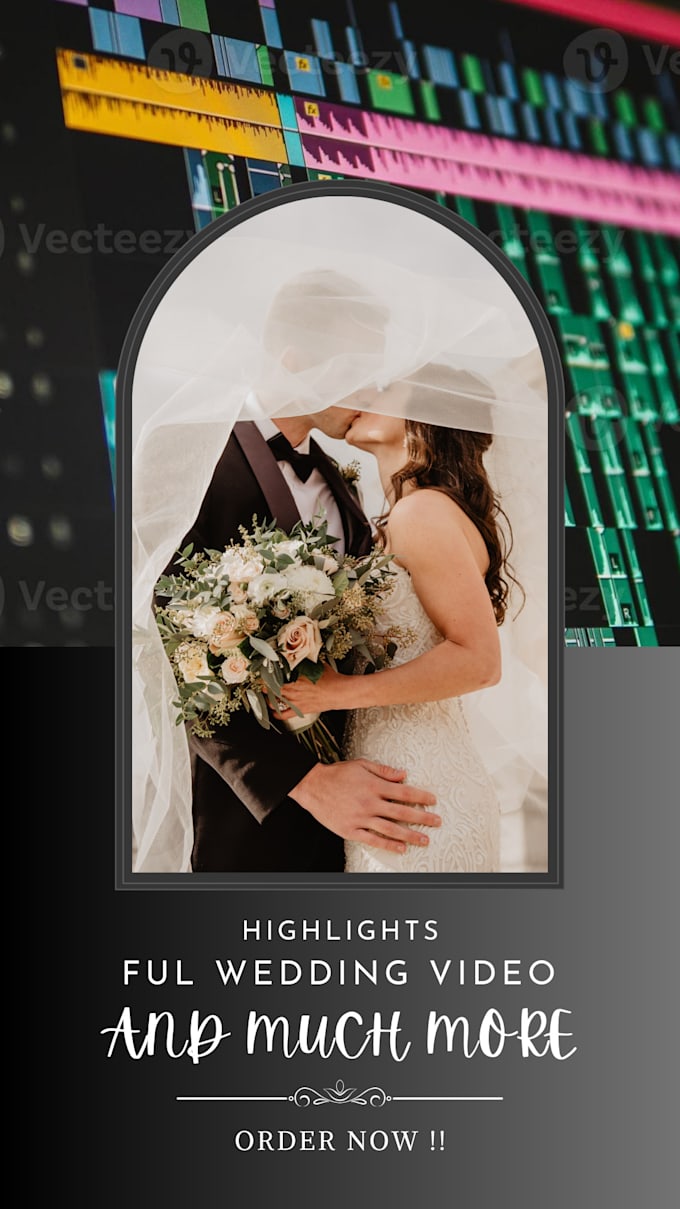 do wedding video editing with cinematic theme